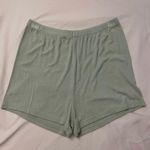 Green Floral Jacquard Halter Dress with Lace Hem Size L Photo 3