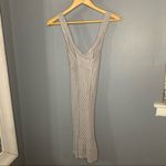 Athleta  gray knit crotchet dress Photo 2