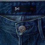 3x1  Higher Ground Gusset in Vasto Cropped Raw Hem Button Fly Flare Jeans Photo 4