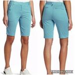 Puma Womens Bermuda Golf Shorts Turkish Tile Print Sporty Teal White Medium Photo 1