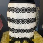 Karl Lagerfeld Size 6 Lace Mini Skirt Photo 5