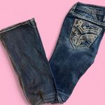 Rock Revival  Angie Bootcut Jeans Women's Size 27 Embellished Blue Denim Photo 2