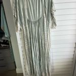 Light Green and White Flowy Maxi Dress by stylepark1 Size undefined Photo 5