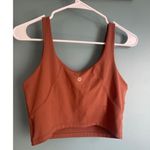 Harmony and Balance Burnt Orange Sleeveless Sports Bra Size L Photo 3