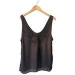 ZARA  Limited Edition Chocolate Brown Embroidered Camisole Size S Photo 6