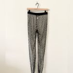 Amazon  Sheer Long Sleeve Top and Pant Set Black with Pearl Detail - Size M Photo 4