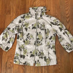 Tribal Balloon Sleeve Floral Print Jacket size‎ 4 White Photo 0