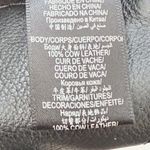 BCBGMAXAZRIA  Black Leather Top Handle Satchel Purse Bag Photo 6