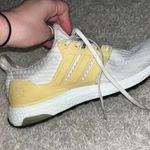 Adidas White and Yellow UltraBoost Athletic Sneakers size 7.5 Photo 4