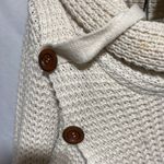 Miracle Cowl Neck Chunky Knit Sweater White Size M Photo 1