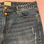 Universal Threads Universal Thread Blue Jean Shorts with Distressed Details and Frayed Hem Photo 2