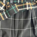 Who What Wear Windowpane Check Plaid Straight Leg Trousers Black Size 16 Photo 12