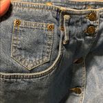 Liz Claiborne Vintage button down denim skirt, size 8 Photo 2