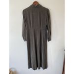 Sigrid Olsen LONG SLEEVED BUTTON DOWN SHIRT DRESS Green SIZE 8 Photo 1