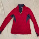 Mondetta Active Workout Red Quarter Zip Photo 1