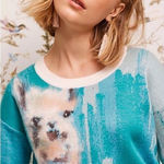 Anthropologie Lauren c Walcott llama sweater xs Photo 0