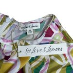 For Love & Lemons  Colorful Thora Long Sleeve Mini Dress US XS Photo 6