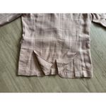 Madewell  Women’s Breezewoven Larsen Blazer in Windowpane Coral pink Jacket Sz S Photo 7