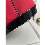 LULU Guinness Cherry Red Retro‎ Tote Handheld Bag Classic Preppy Colorful Photo 8