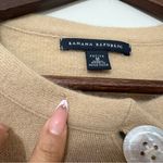 Banana Republic Angora Rabbit Hair Cardigan Camel Beige Size MP Petite Photo 3