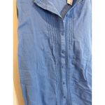 Cato NEW‎  Woman 18/20W Blue Sleeveless Button Down Top Blouse Shirt Plus Size Photo 1