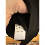 Loft EUC $98 Ann Taylor Petites Bow Shoulder V Neck Pleated Black Dress Size 4P Photo 7