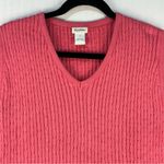 Brooks Brothers  Golf Sweater Vest Pink Women’s Size Medium Classic Cable Knit Photo 2