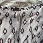 Free People Ivory V-Neck Butterfly Sleeve Floral Top Photo 5