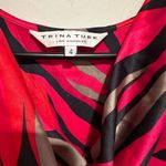 Trina Turk  SILK PINK SLEEVELESS BLACK KNIT PENCIL SKIRT DRESS 4 Photo 5
