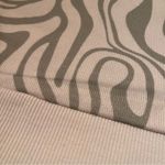 SheIn Green Print Collared V-Neck Tank Crop Top Photo 6