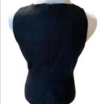 Banana Republic Dark Blue Denim Sleeveless Zip Back Tank Top Size 0 Photo 2