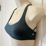 Lululemon  Free To Be Wild Bra Size 4 Teal Shadow Strappy Yoga Pilates Sports Bra Photo 6