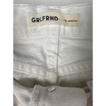 GRLFRND  - The Lex High Rise Wide Leg Cargo Jeans in White Photo 2
