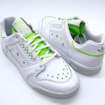 Adidas  White Green SlamCourt Original Sneakers Photo 9