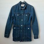 Acne Studios  Gwen Blue Paw Denim Jacket Size: 38 Photo 0