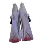 A New Day  Gold Chainlink Faux Leather Womens Loafers Size 8 Black Slip On Preppy Photo 7