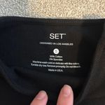 Set Active Black Ribbed Dress Photo 1