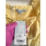 Antonio Melani  Top Womens 8 Yellow Long Sleeve Milkmaid Ruched Cottagecore Soft Photo 4