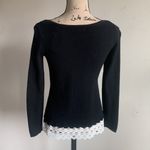 Charter Club  La Vie L’ Amour Lace Hem Sweater Sz XS NWT Photo 8