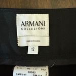Armani Collezioni Women’s Black Slacks size 12 Wide Leg Career Office Workwear Photo 3