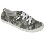 Soda ‎Camo Lace Up Slip On Sneakers Photo 3