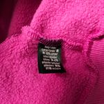 Victoria's Secret Victoria Secret Magenta Lace Up Cropped  Fleece Sweatshirt Size Medium Photo 9