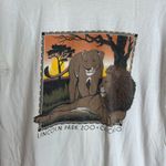 Gildan Vintage  heavy weight cotton Lincoln park zoo Chicago T-shirt size medium Photo 1