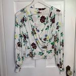 Free People  Floral Wrap Saturday Night Top W-660 Sz XS Photo 3