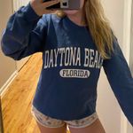 Gildan Blue Daytona Beach Florida Crewneck Sweatshirt S Photo 0