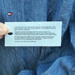 Tommy Hilfiger Chambray Denim Blue Popover Tiered Shirt Dress Womens Size 8 New Photo 6
