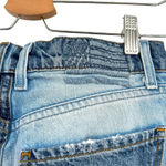 Revice Denim REVICE Two-Tone Yin Yang‎ Distressed Denim High Rise Straight Jeans Size 24 Photo 7