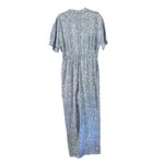 89th + Madison Womens M Paisley‎ Blue Monochrome Jumpsuit Romper Size M Photo 8