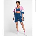 Nike  Pink‎ Blue White Icon Clash Track Windbreaker Jacket Women’s Size Medium Photo 2