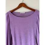 Peach Love California  Purple Long Sleeve Bodysuit Size Small Photo 5